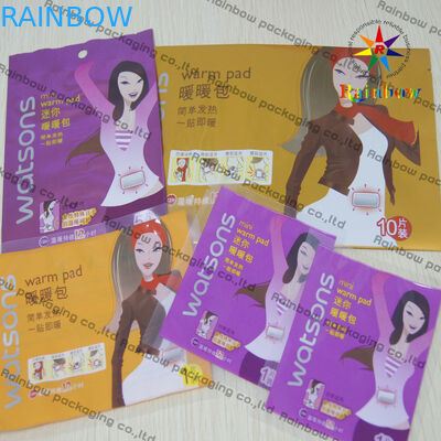 Zipverschluss-kosmetischer Plastikvertrags-Verpackenebene für warme Auflage