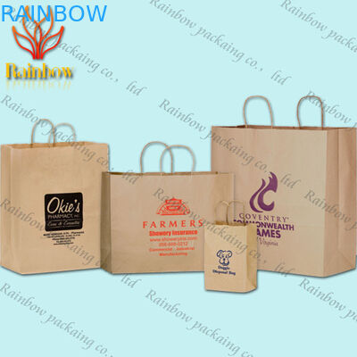 Büttenpapier-Einkaufstasche-kundenspezifischer Luxus Druckempfindliches Reycled