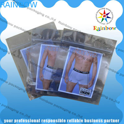 HAUSTIER/HAUSTIER/PET feste Laminierungs-statische transparente Aluminiumantitasche mit Reißverschluss