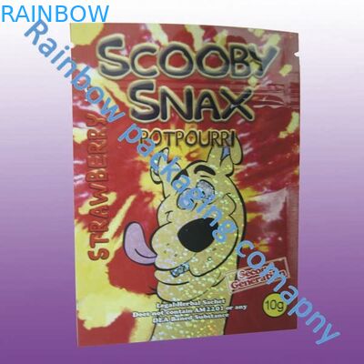 Verpackender Kräuterweihrauch mit Reißverschluss, kundengebundene bunter Druckzipplastiktaschen