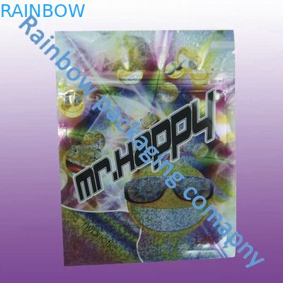 Verpackender Kräuterweihrauch mit Reißverschluss, kundengebundene bunter Druckzipplastiktaschen