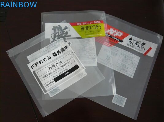 Transparente Nahrungsmittelvakuumdichtung sackt Aufkleber für das Kochen/Reinigung ein