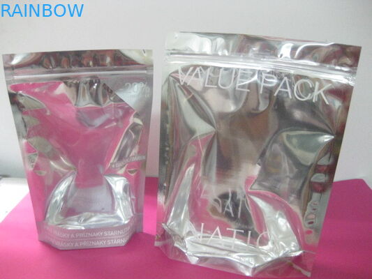 Machen Sie Spitzen-HAUSTIER/PET kosmetische Verpackentasche reißverschluss zu, die mit klarer Front recyclebar ist