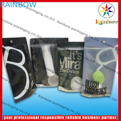 Stehen Sie oben kosmetisches Verpackentaschen-buntes Drucken mit Reißverschluss