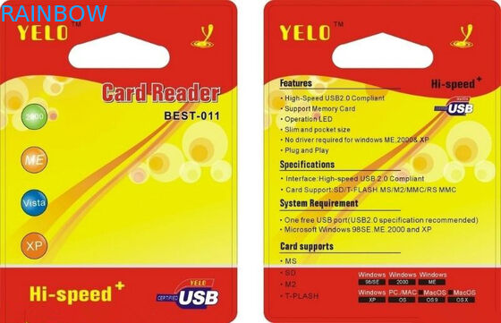 Kundenspezifische Blisterpackung des Logo-freien Raumes, die für Kartenleser-Paket verpackt