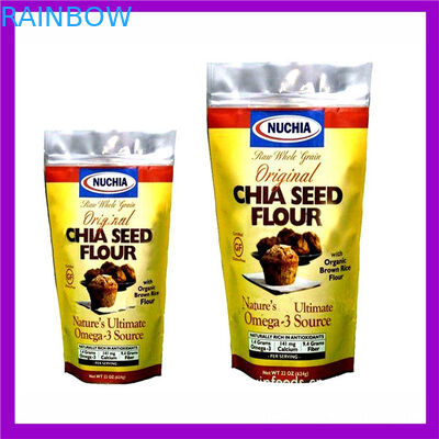 Machen Sie den verpackenden Folien-Beutel, Reis mit Reißverschluss/Tee-Verpackenbeutel Reißverschluss zu