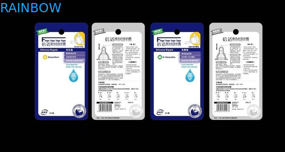 Babys-Friedensstifter-Blasen-Karte, die Europa-Fall-Loch-Weiß verpackt