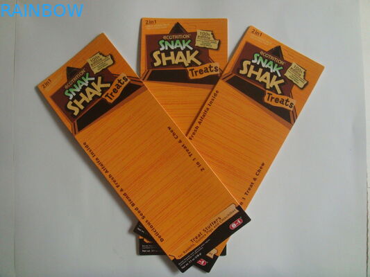 Attraktive Blasen-Karte, die das 250 Gramm-Kraftpapier mit Eurofall-Loch verpackt