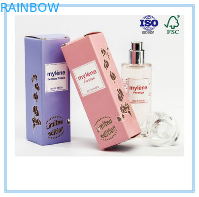 Papierkasten Logo Cusomized, der Pantone-Kunstdruckpapier für Anzeige verpackt