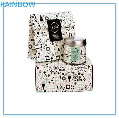 Arbeiten Sie den faltbaren Papierkasten um, der für Seife/Schmuck mit Deckel verpackt