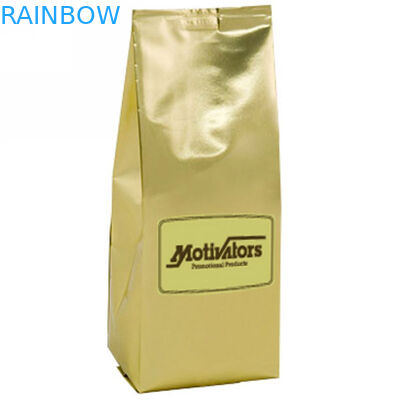 Goldene Plastiktaschen Plastik mit Reißverschluss, die recyclebare Reißverschluss-Spitze verpacken