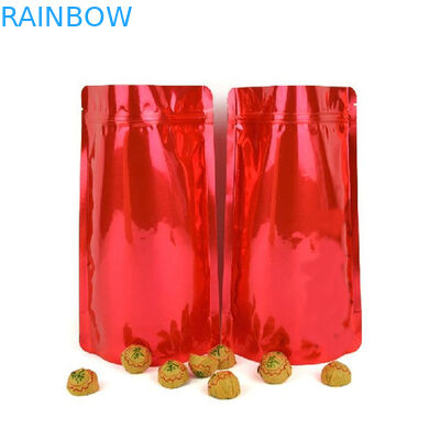 Goldene Plastiktaschen Plastik mit Reißverschluss, die recyclebare Reißverschluss-Spitze verpacken