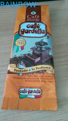 Gewohnheit verpackende Druckplastikbeutel, Reißverschluss-Kaffeebohne-Verpacken