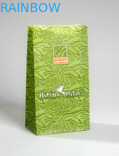 Fenster-umweltfreundlicher kundengebundener Papiertüte-Griff für die Brotverpackung