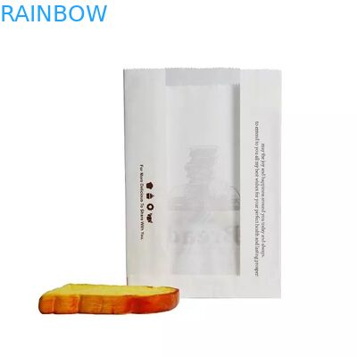 Umweltfreundlicher kundengebundener Papiertüte-Griff für die Brotverpackung