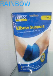 Sport druckte steht oben die Plastikbeutel, die mit Reißverschluss-/Riss-Kerbe verpacken