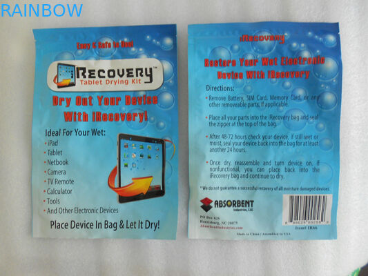 Seitendruckfolien-Beutel der dichtungs-drei, der flachen Reißverschluss für elektronische Produkte verpackt