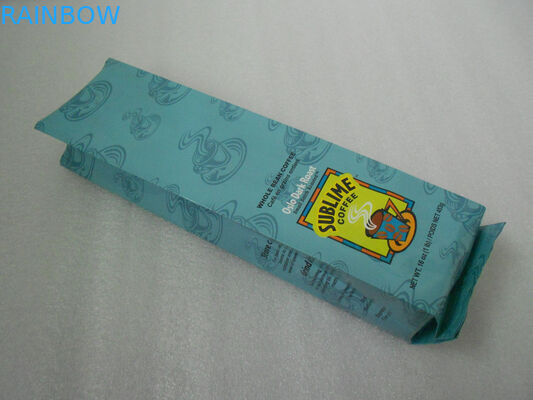 Blauer verpackende Seitenkeil-Aluminiumfolie, Kaffeebohne-Verpacken