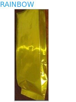 Kaffeebohne-Folien-Beutel, der Gloden-Heißsiegel mit Entgasungs-Wert verpackt