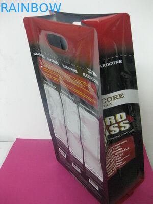 Verpackende Druckseitenkeil-Plastikbeutel, Lochungs-Kaffeebohne-Verpacken