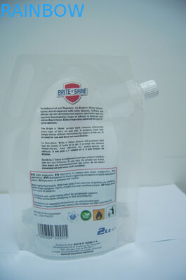 2 Liter-transparente Plastik stehen, oben den verpackenden Beutel-Scheibenwischwasser/stehen oben Tüllentaschen für das Wäscheverpacken