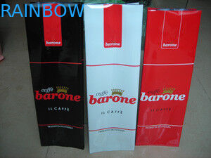 Beleuchten Sie die lamellierten Keil-Seiten-Teebeutel, die buntes Drucken/glattes Ende verpacken