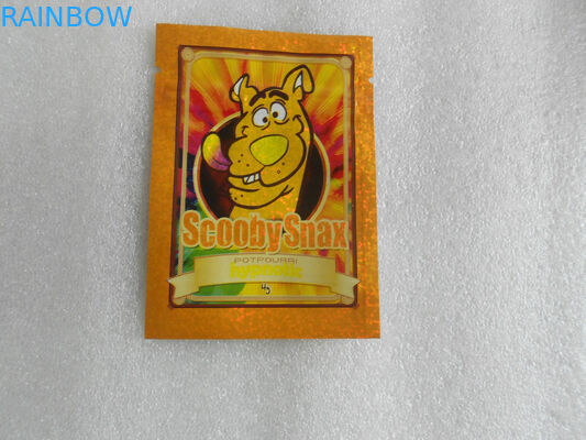 Glattes Kräuterhologramm-Gelb-Trockenblumengesteck der weihrauch-Taschen-10g Scooby Snax