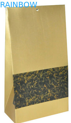 Kundenspezifisches klassisches Kraftpapier, das für Teebeutel, flache Unterseite verpackt