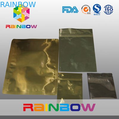 Nahrungsmittelgrad-materielles Goldmittleres Folien-Taschen-Verpacken umweltfreundlich