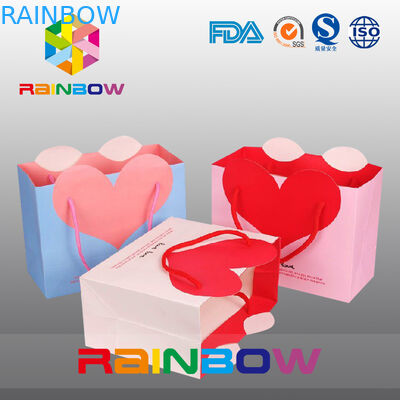 Arbeiten Sie buntes Drucken kundengebundene Papiertüten/Imbiss-Kraftpapier-Tasche für Geschenk um