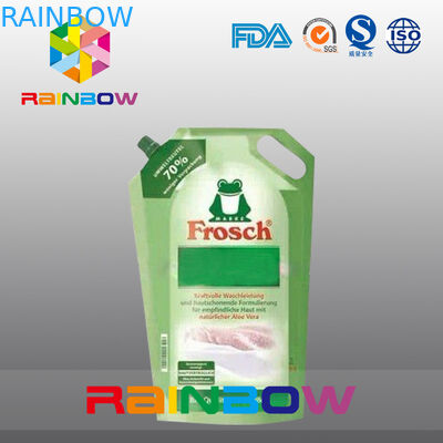 Aluminiumfolie stehen oben Tüllen-Beutel mit Handloch für das Waschmittel-Verpacken