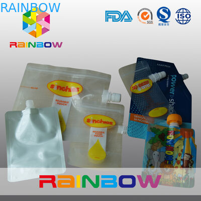 Aluminiumfolie stehen oben Tüllen-Beutel mit Handloch für das Waschmittel-Verpacken