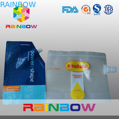 Lamellierte Schicht-Material aufbereitete flüssige Tüllen-Taschen mit Reißverschluss für Säuglingsnahrung