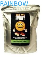 Gold stehen oben den glatten vollen Druckfolien-Beutel, der mit Reißverschluss verpackt