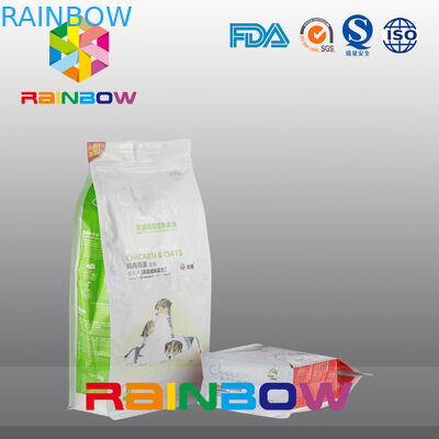 Feuchtigkeitsfester flache Unterseiten-Keil-Nahrung- für Haustierebeutel/Hundefutter-Verpackentasche