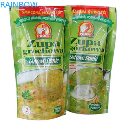 Aluminiumfolie-Isolierungs-Nahrungsmittelvakuumdichtung sackt Retorten-Beutel mit Reißverschluss für Ergänzungen ein