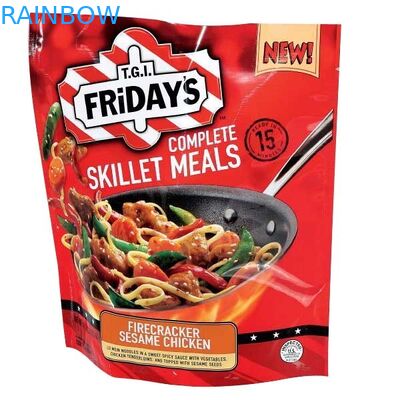 Aluminiumfolie-Isolierungs-Nahrungsmittelvakuumdichtung sackt Retorten-Beutel mit Reißverschluss für Ergänzungen ein