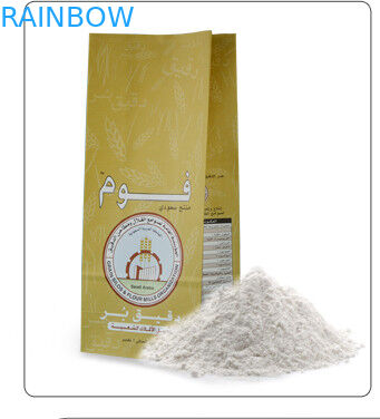 Kundengebundene Papiertüte-Spitze flache Unterseiten-Browns Kraftpapier offen für Imbiss