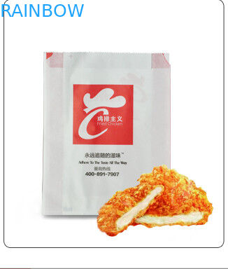 Weiß kundengebundene Papiertüten für den verpackenden Gebäck-und Käse-Toast, nehmen Tasche weg