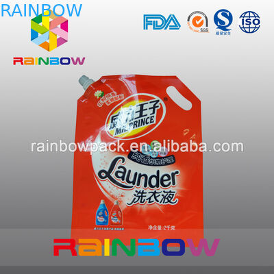 Stehen Sie oben das Tüllen-Beutel-Verpacken/das Waschmittel, das Doypack mit Tülle verpackt