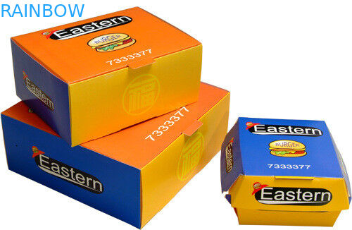 Papierkasten Premiium, der mit Gewohnheit Druckentwurf für Schnellrestaurant verpackt