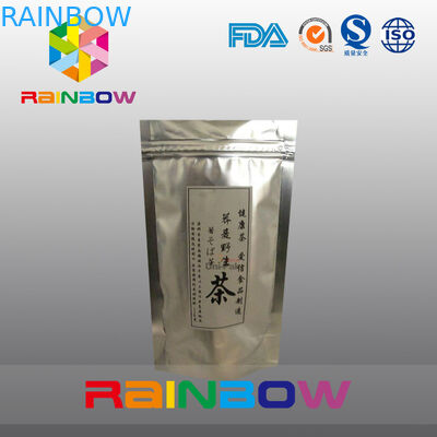 Versilbernd stehen Sie oben die verpackenden Teebeutel, kundengebundenen Druck-Folien-Beutel