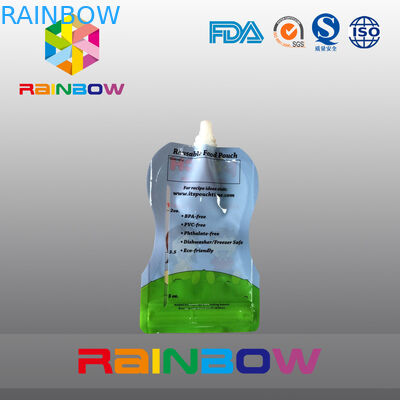 Freie Art 5 Unze stehen oben den Beutel, der für Babay-Nahrung mit Reißverschluss Reclosbale verpackt