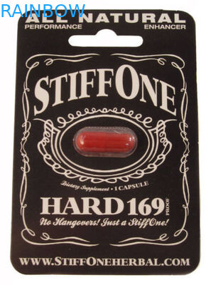 Hängende Papierkarte für männliche sexuelle Verbesserungs-Kapseln/Pillen mit füllendem Loch