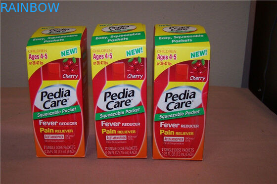 Kundenspezifischer Drucksache-Kasten für den verpackenden Schmerz-Reduzierer, Schmerzmittel-Papierkasten-Pakete