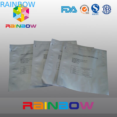 Silbrige Aluminiumfolie-Plastiktasche LDPE/Lech druckten das Plastikbeutel-Verpacken