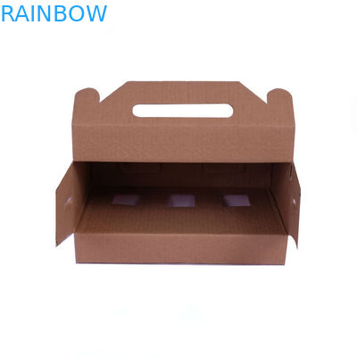 Geschlossenes verpackender Selbstgeschenk-Papierkasten, gewölbter Pappkasten mit Fenster