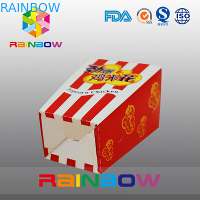 Schnellimbiss-kundengebundene Papiertüte-Popcorn-gebratenes Hühnerpapiertüten