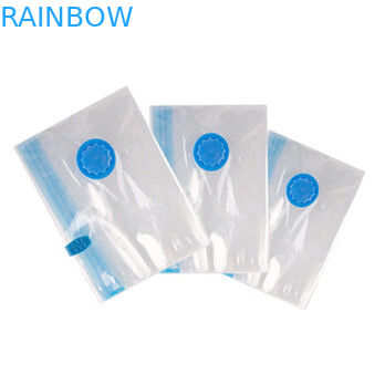 Transparente Vakuumdichtungs-Tasche für Nahrungsmittel-/Kleider-/Steppdecken-Speicher mit Reißverschluss und Ventil