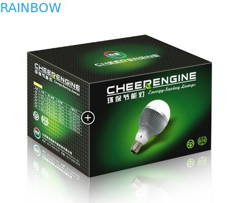 Umweltfreundlicher geführter Glühlampe-Papierverpackenkasten mit Gewohnheit Drucklogo